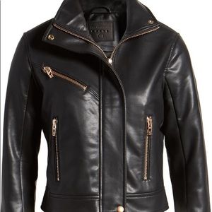 New Faux Leather Moto Jacket
